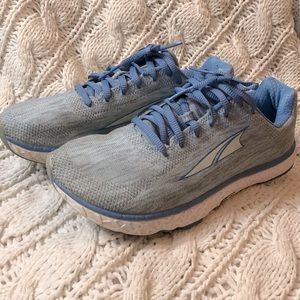 Altra Escalante zero drop neutral shoe light blue